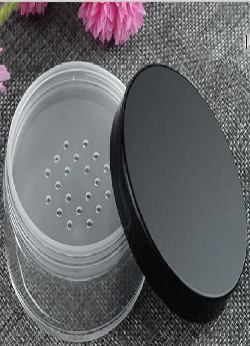 50g 50 ml tom sifter burk lös pulver blusher puff case box makeup kosmetiska burkar behållare med sifter lids4020928