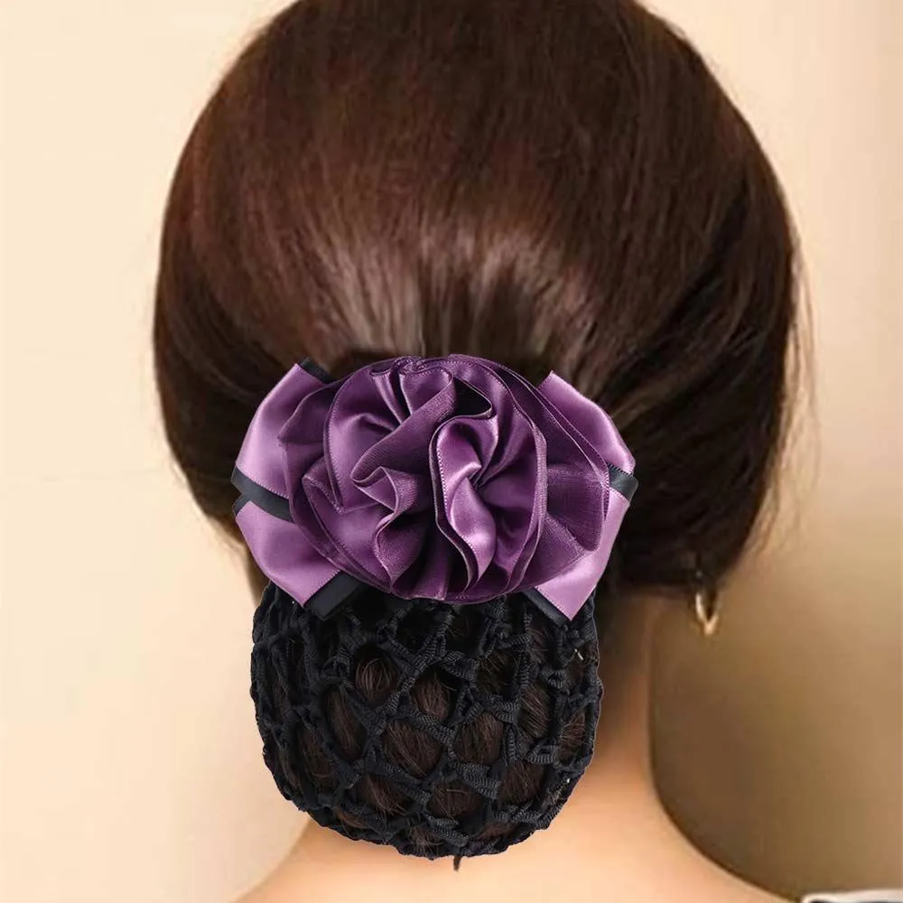 Vintage Floral Hair Ponytail Clip Amazon.com : Vacaonio Vintage Metal Flower Hairclip Barrette  main image 3