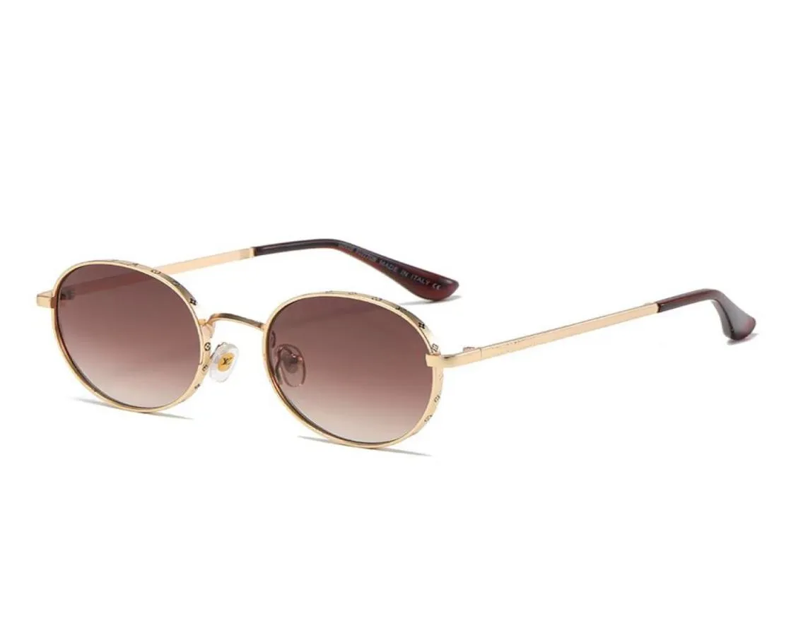 Lyxdesigner solglasögon för män unisex högkvalitativ stjärnstil Tan UV400 Top Dropship Womens Cool Sun Glasses Women 5Colors2068297