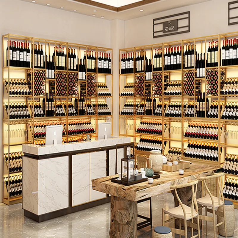 Bar Cabinet Farmers Wine Rack Nordic Luxury Wijnrek Corner Coffee