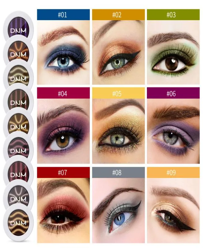 2021 Fashion Women039s Maquillage 9 Couleur à paupières Boîte d'ombre ébloui Couleur mode sexy Powde1902677