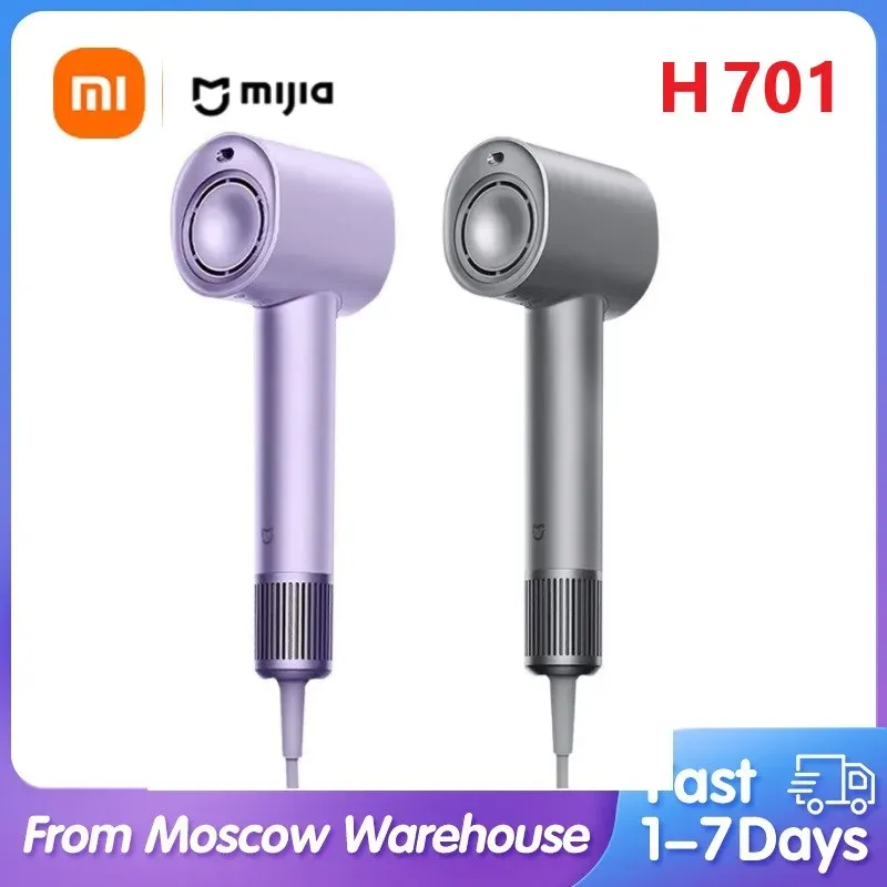 Trockner Xiaomi Mijia Hochgeschwindigkeitswasser Ion Haartrockner H701 Professionelle Haarpflege schnelle Trockne Negative Lon 65 m/s 1600 W 110000 U/min