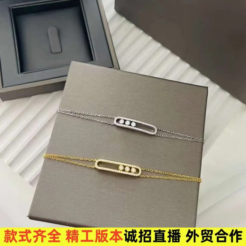 Messika Bracelet: 2024 New High Version Meijia Three Diamond