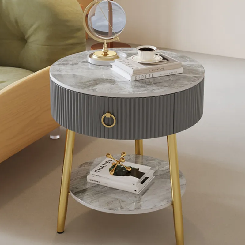 かわいいナイトスタンド、引き出し付きの白いナイトスタンド:収納 かわいいナイトスタンド、引き出し付きの白いナイトスタンド:収納