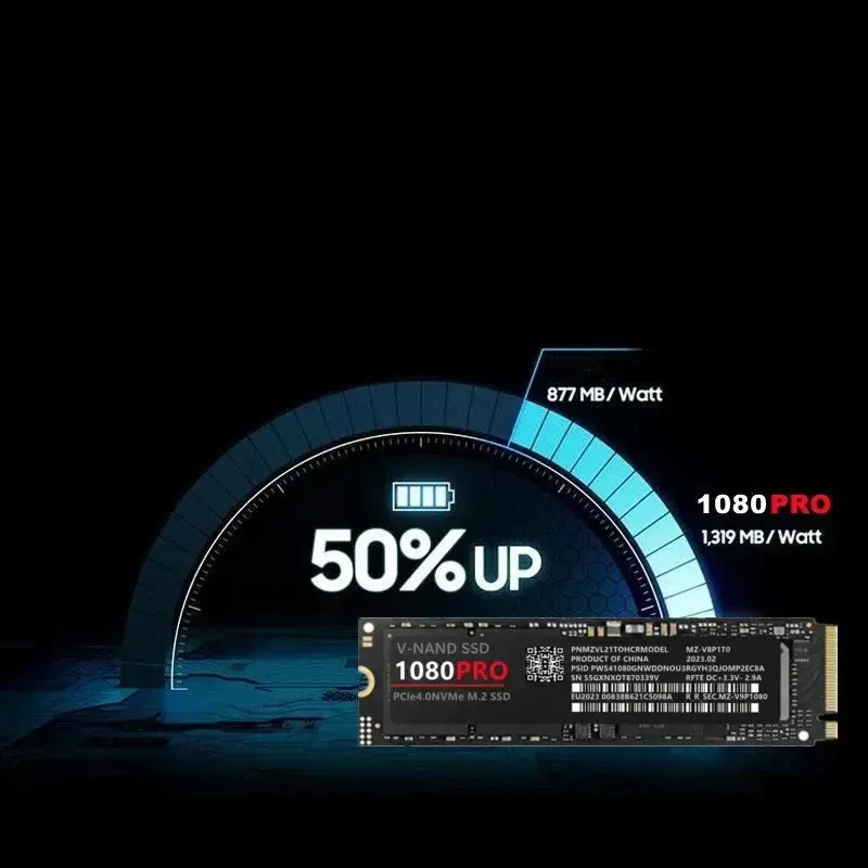 1080PRO 4TB NVMe SSD Internal Solid State Hard Drive for Laptop PC