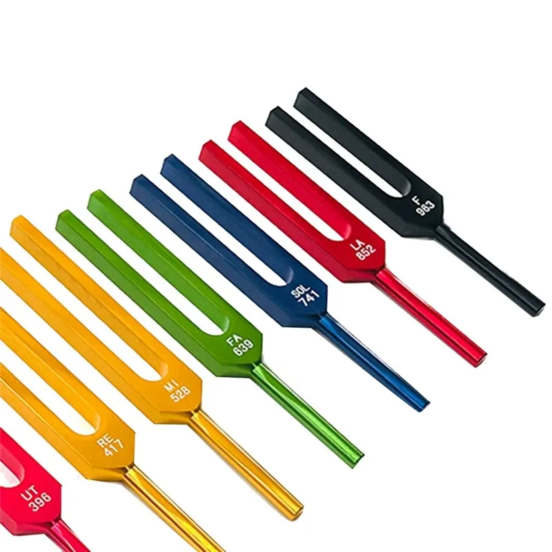 その他 CHAKA float tink Multicolored Healing Chakra Tuning Forks Set: Aluminum Sound