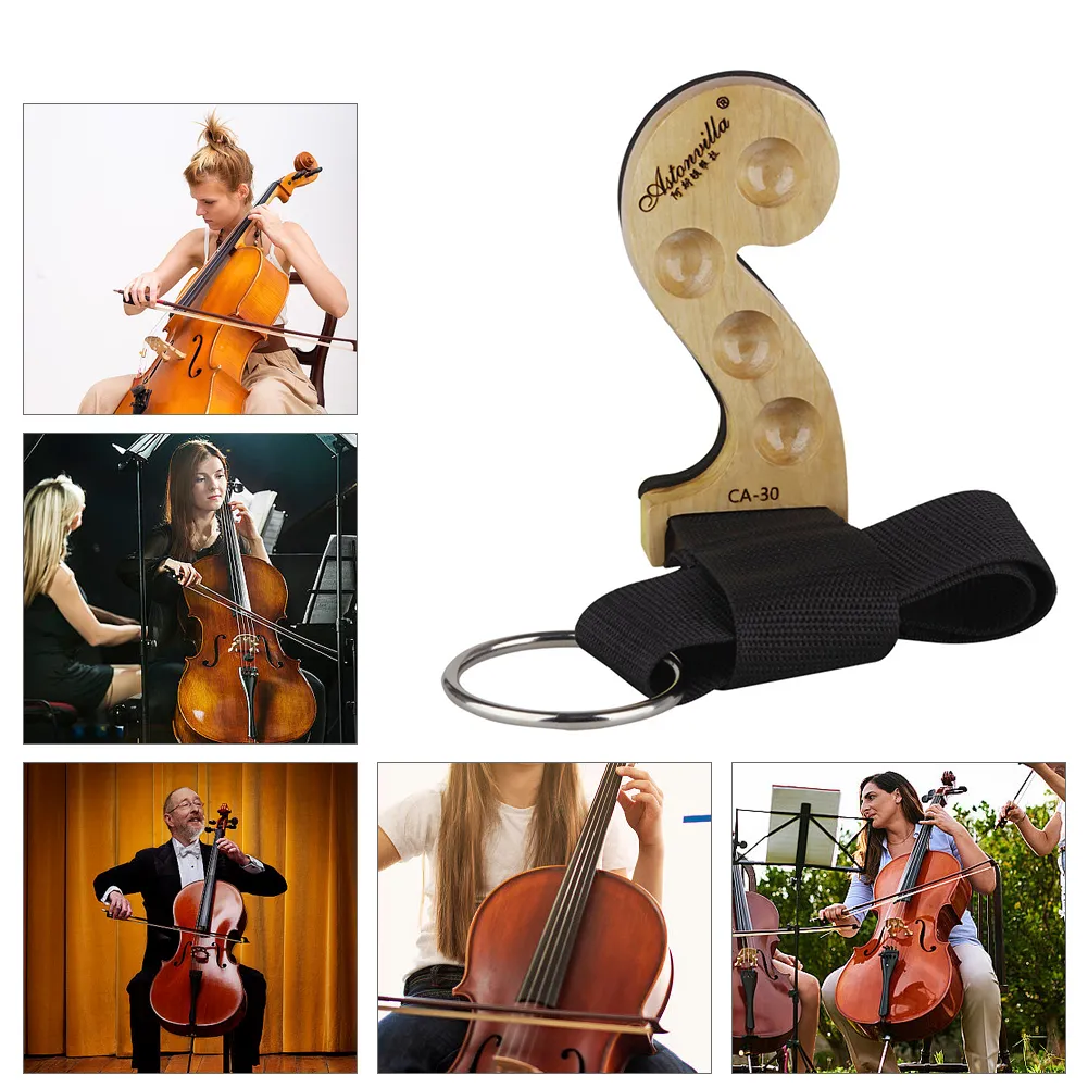 Wooden Cello Endpin Anchor: Non-Slip Cello Spike Holder Floor Protector ...