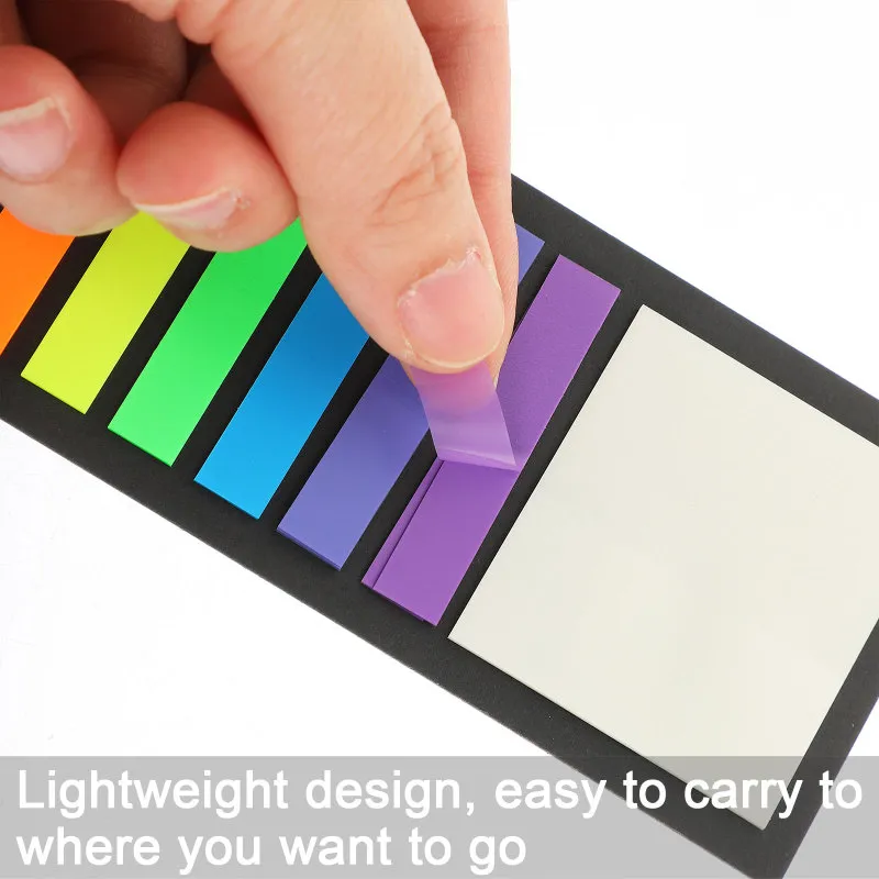 1820 Pieces Transparent Sticky Page Markers - Neon Highlighter Tabs For Books, Office & Study