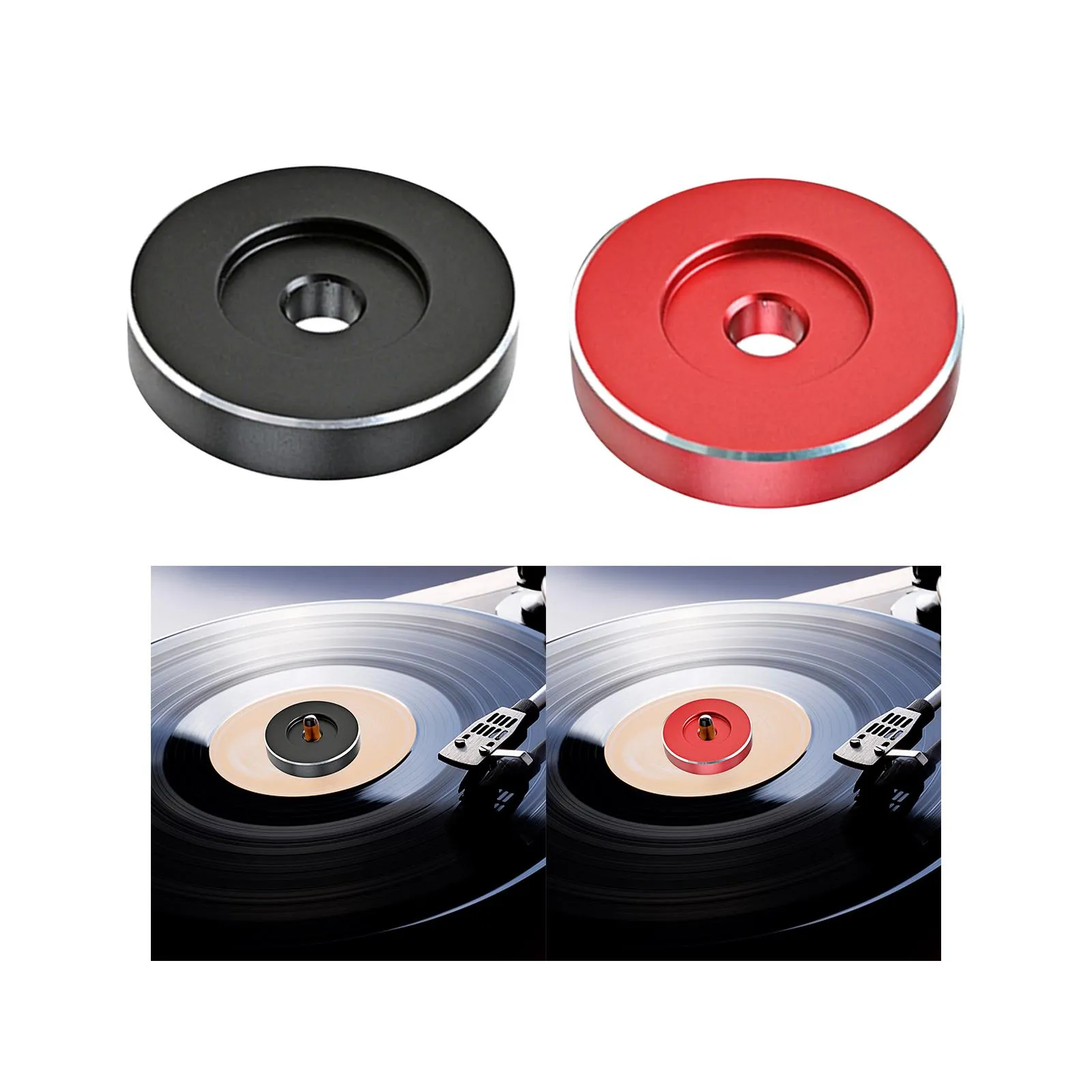 45 Record Adapter 45 RPM Silver Adapter For 7-inch Records - Solid ...