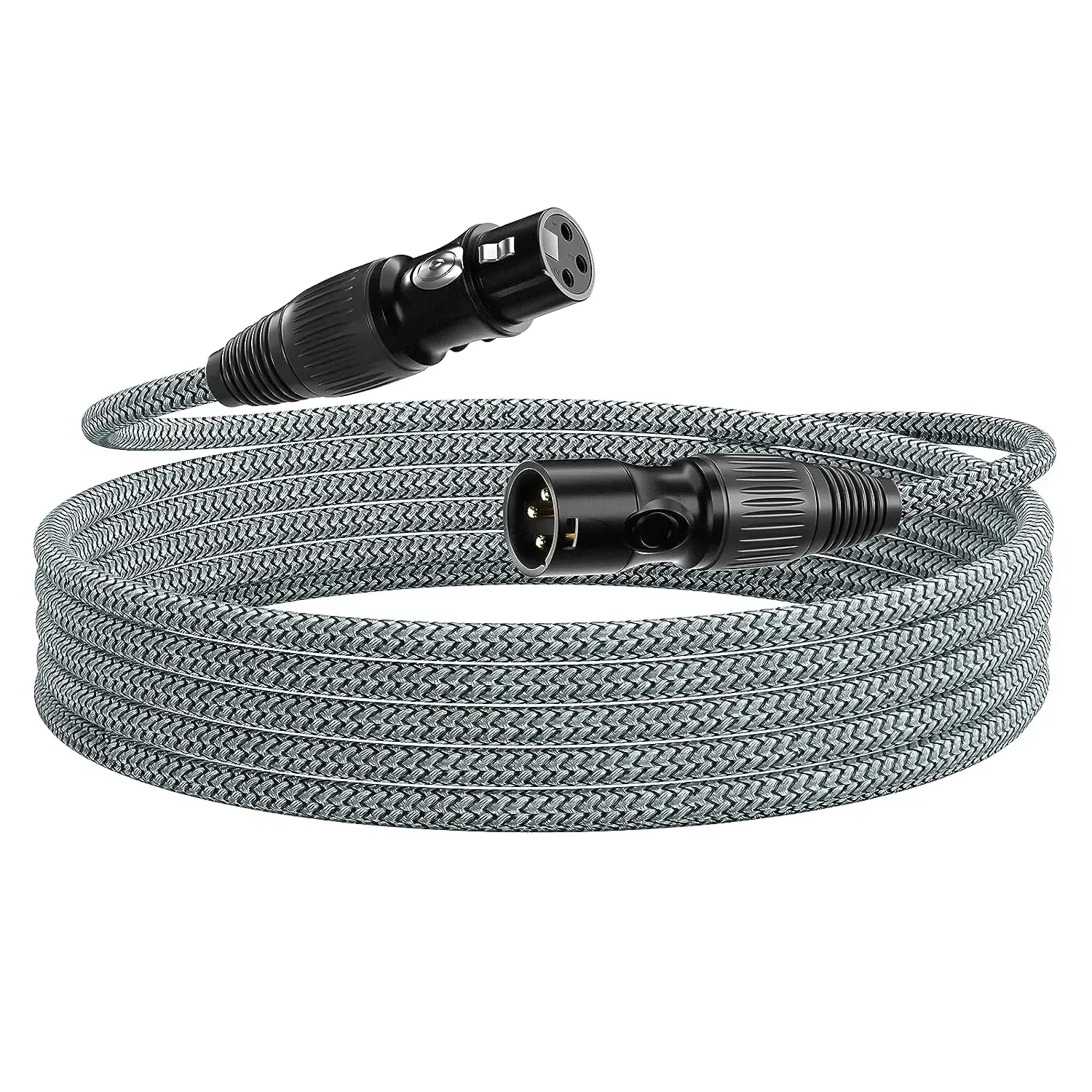 Akcesoria kabla kabla XLR kabel mikrofon nylon pleciony XLR samiec do żeńskiego zrównoważone 3 -pinowe kabel mikrofonu xlr kompatybilny z mikserem