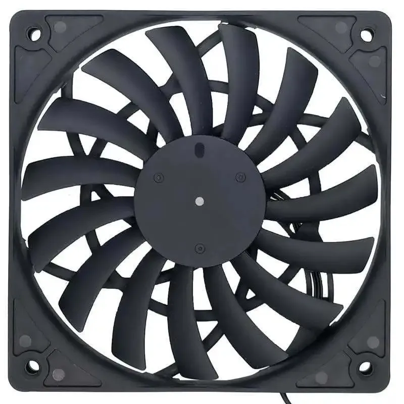 Mute 120mm 12cm PWM Kylfläkt Slim 12mm, Ny 120x120x12mm DC 12V 0,20A 1400 rpm Computer PC Case Chassis Cooler Quiet Low Noise