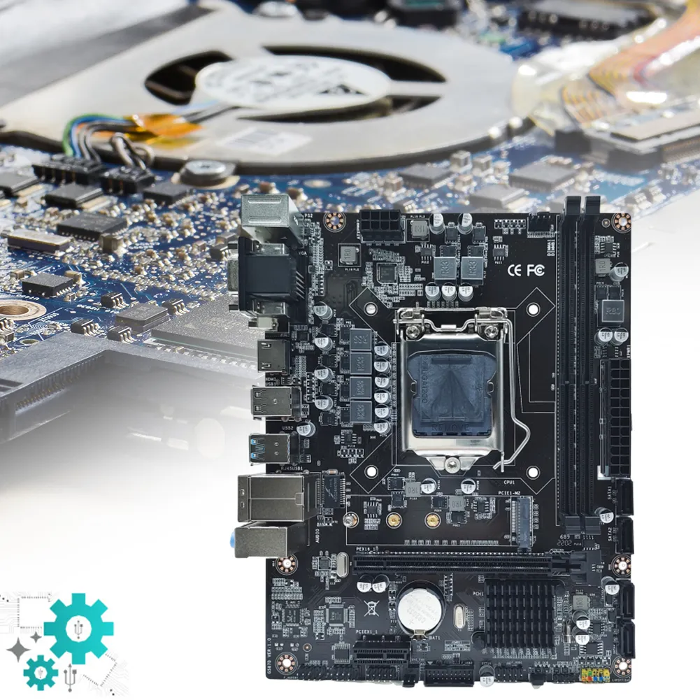 H510 Fc Lga 1200 Motherboard EasyPC Asrock H510M-HVS Socket LGA