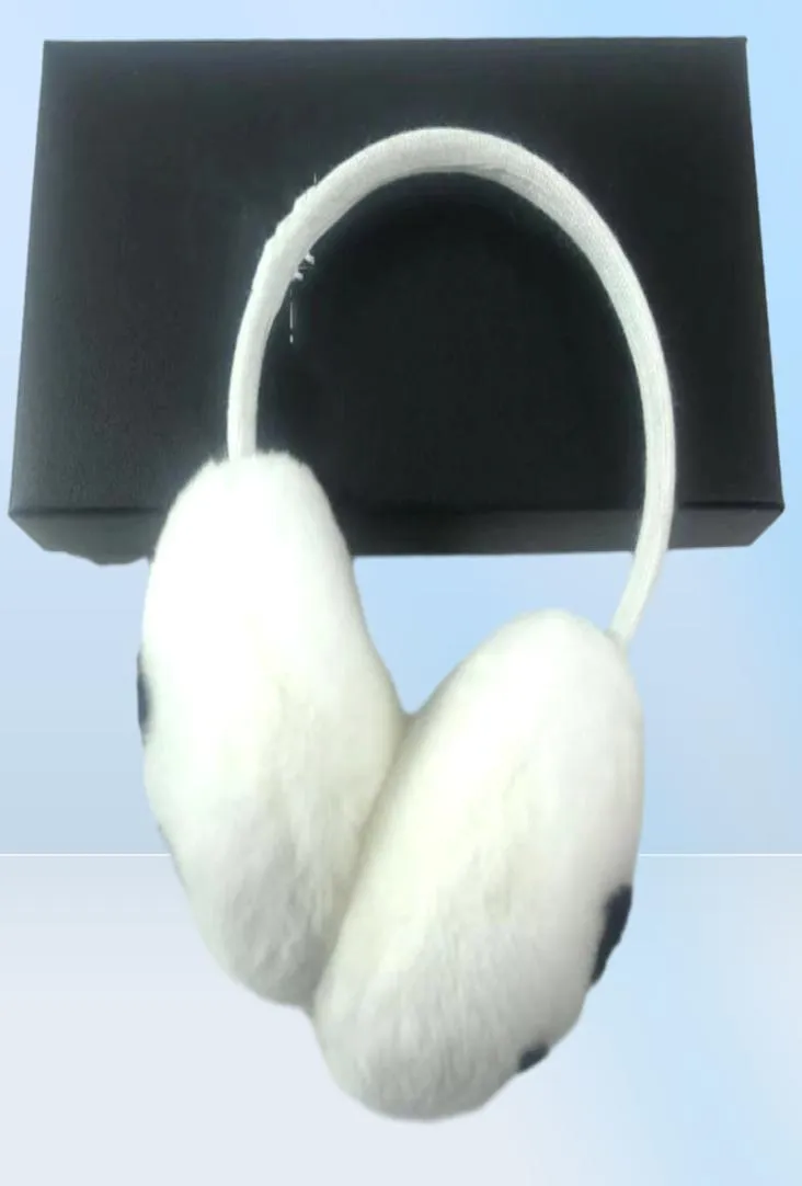 Winter earmuffs Female rabbit velvet earmuffs Classic brand Ear Muffs fashion warm warm plush earmuffs2860133