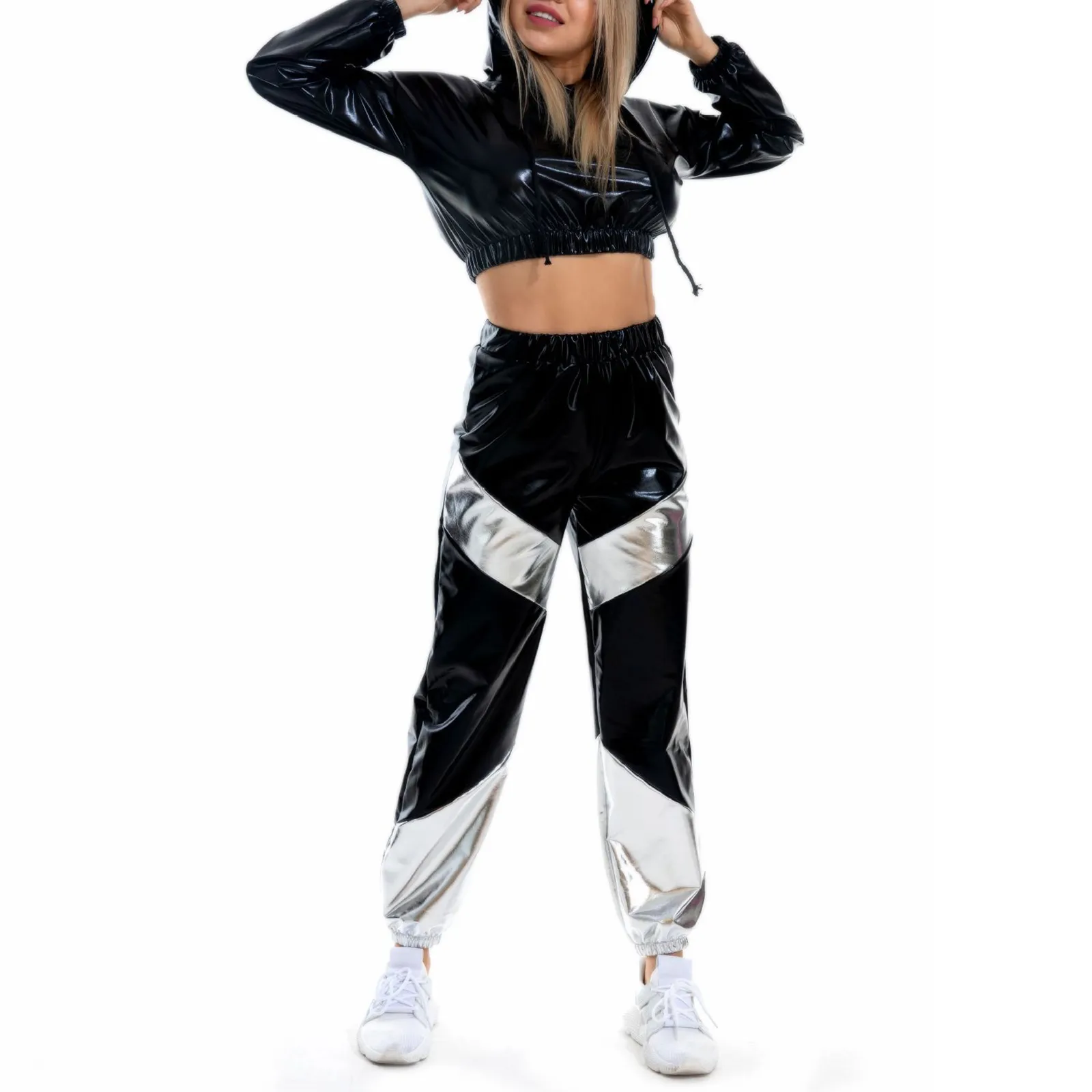 Baile Ropa Hip Hop Mujer Ropa De Baile Callejero De Estilo Hip-Hop
