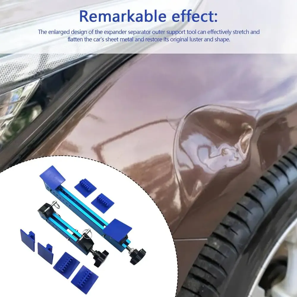 Car Dent Repair Kit – Glue Puller Tabs & Manual Expander For Paintless Dent Removal