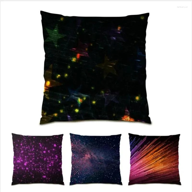 Pillow Abstract Geometry Cover 45x45 Pillowcase Polyester Linen Living Room Decoration Velvet Artistic Home Decor E0116