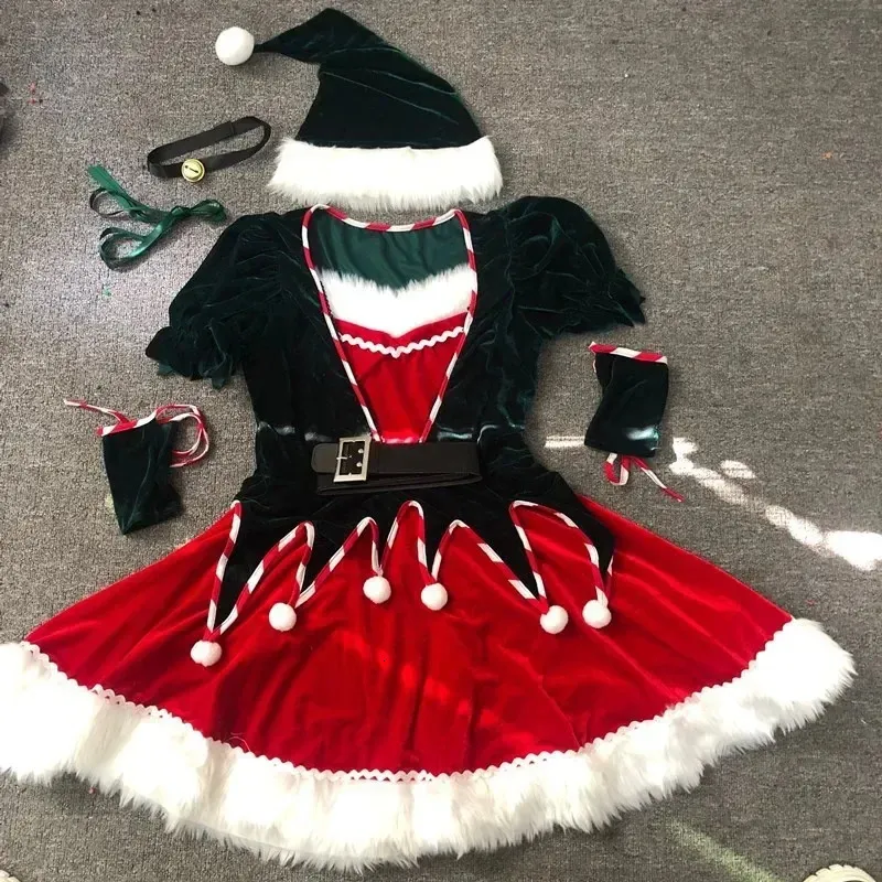 Christmas Party Adult Women Cosplay Sexy Christmas... From Zara02, $16.56