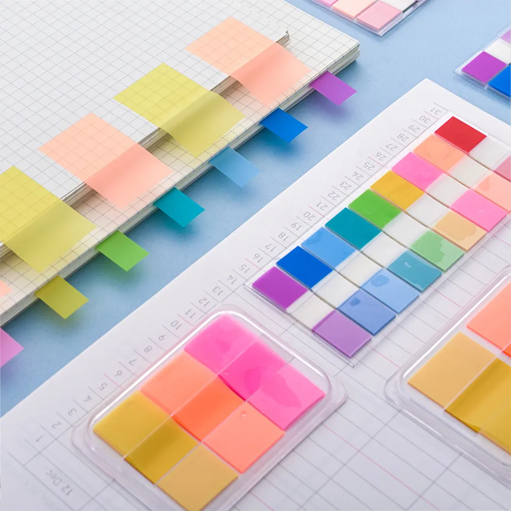 Translucent Sticker Notes Translucent Index Sticker Transparent PVC Sticky Notes Binder Tabs from ...