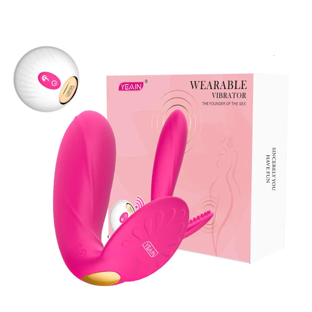 Drahtlose Fernbedienung tragbare Vibrator-Vibrator Dildo G-Punkt-Klitoris-Stimulator Sexy Spielzeug weibliche Vagina Erwachsene Masturbation für Frau