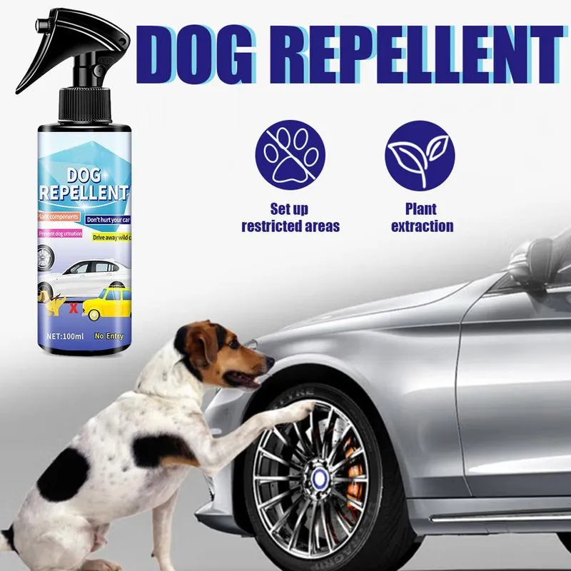 Dog Pee Deterrent Spray Natural Car Tire Protection Anti Peeing Repellent for Cars Eco Friendly Pet Training Supplies 200ml