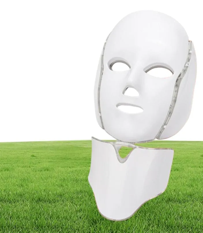 Kızılötesi Işık Yüz ve Boyun Beyazlatıcı Yüz Maskesi Yüz Kaldırma LED Işık Terapisi Mask6723493