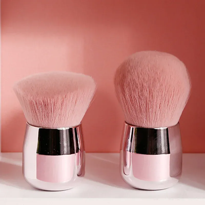 2024 Mushroom Head Paint Makeup Brush Telescopic Powder Paint Makeup Tool Blush Foundation Brush Fast Makeup Paint For Mushroom Head Makeup