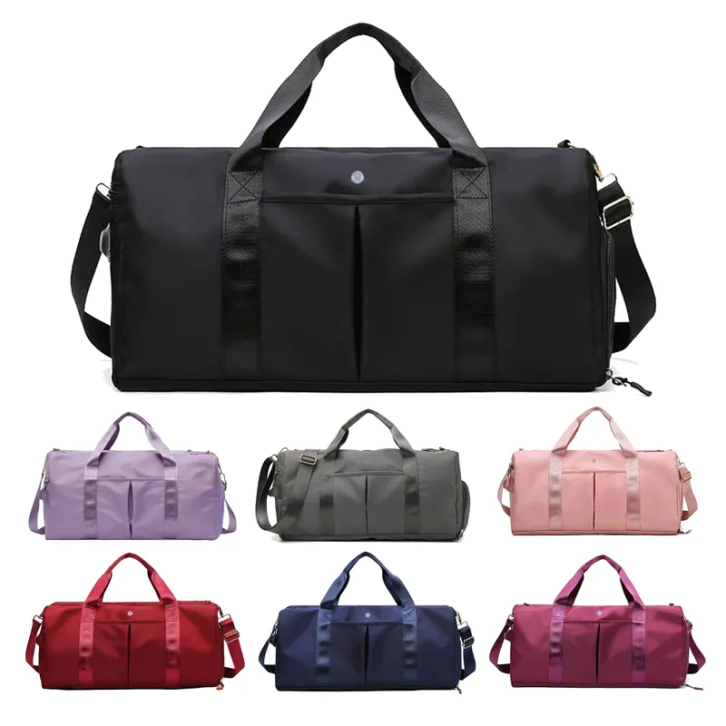 Высококачественные Lululemens Женские Lu Lucour Lust Duffle Mens Mens Nylon Crossbod