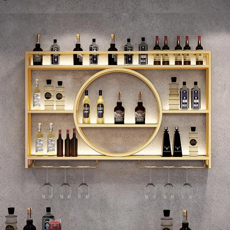 Metal Wine Cabinet Wall Mounted Whisky Bar Liquor Buffet Display Storage Furniture From Homepro18 537.38 DHgate.Com