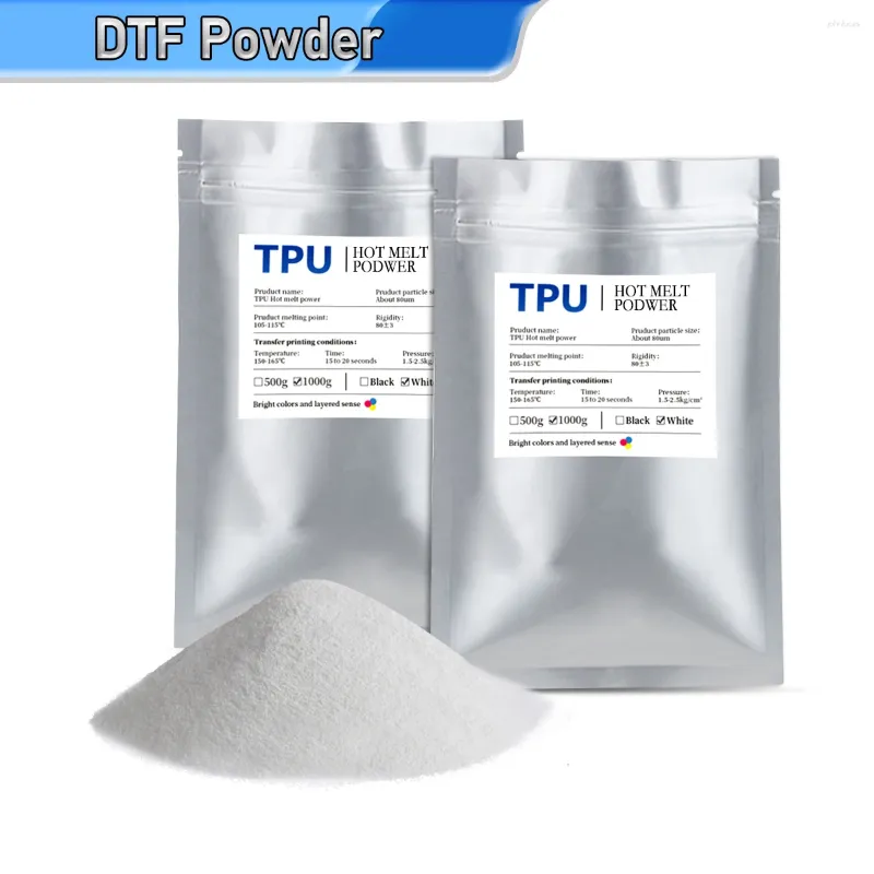Kits de recharge à encre 1kg DTF Adhesive Powder For Sublimation Imprimante Melt Poliamida Direct to Film Tshirt Printing Machine