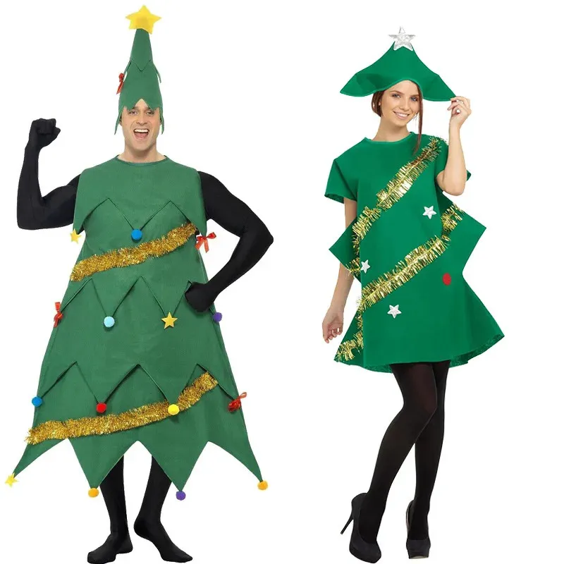 Christmas Tree Couple Costume Christmas Cosplay Outfit For Stage Dress  Holiday Party Matching Suit From Zara02, $7.78 | DHgate.Com