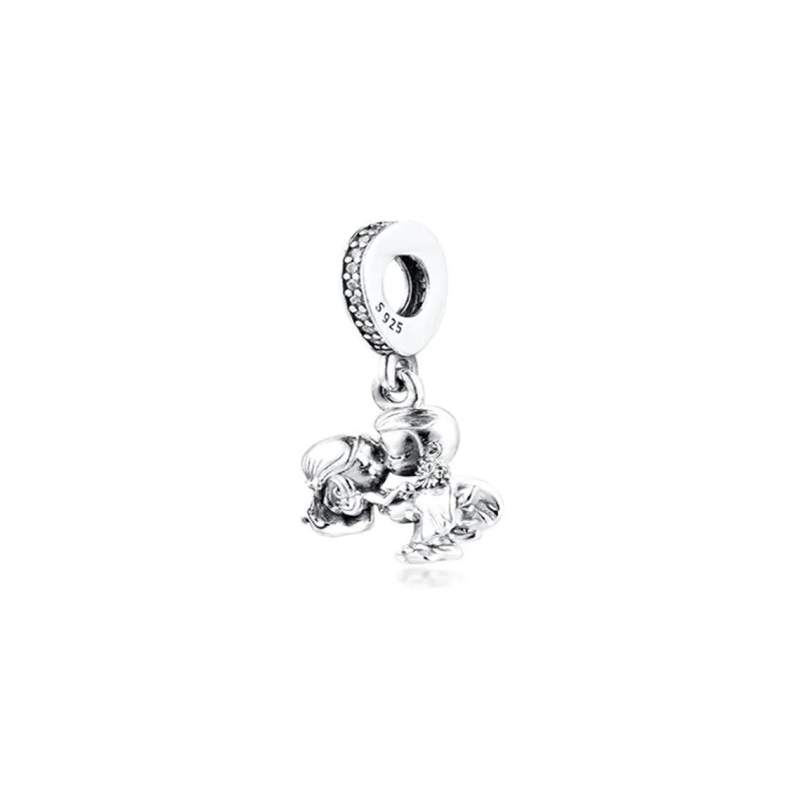 Verheiratetes Paar Dangle Charms Originalperlen für Schmuck machen 925 Sterling Silber Schmuck Fit Armbänder Halskette DIY für Frauen GI3187300