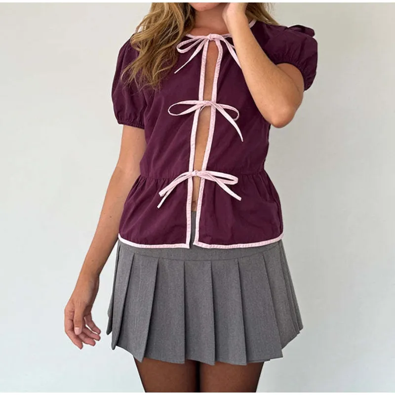 womens belted top