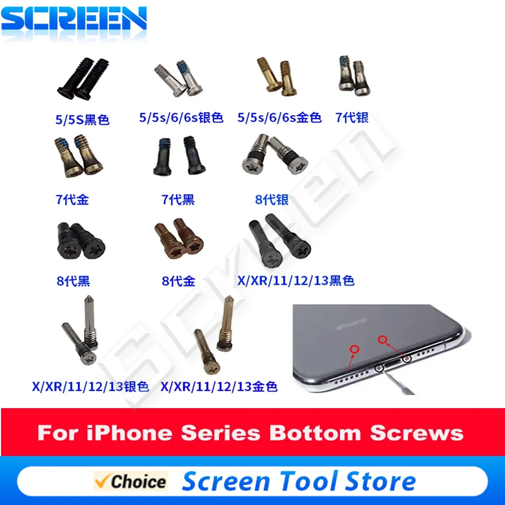 Iphone Screw Types IPhone 8 Plus Housing Replacement IPhone 6 / 6 Plus Bottom Pentalobe ...