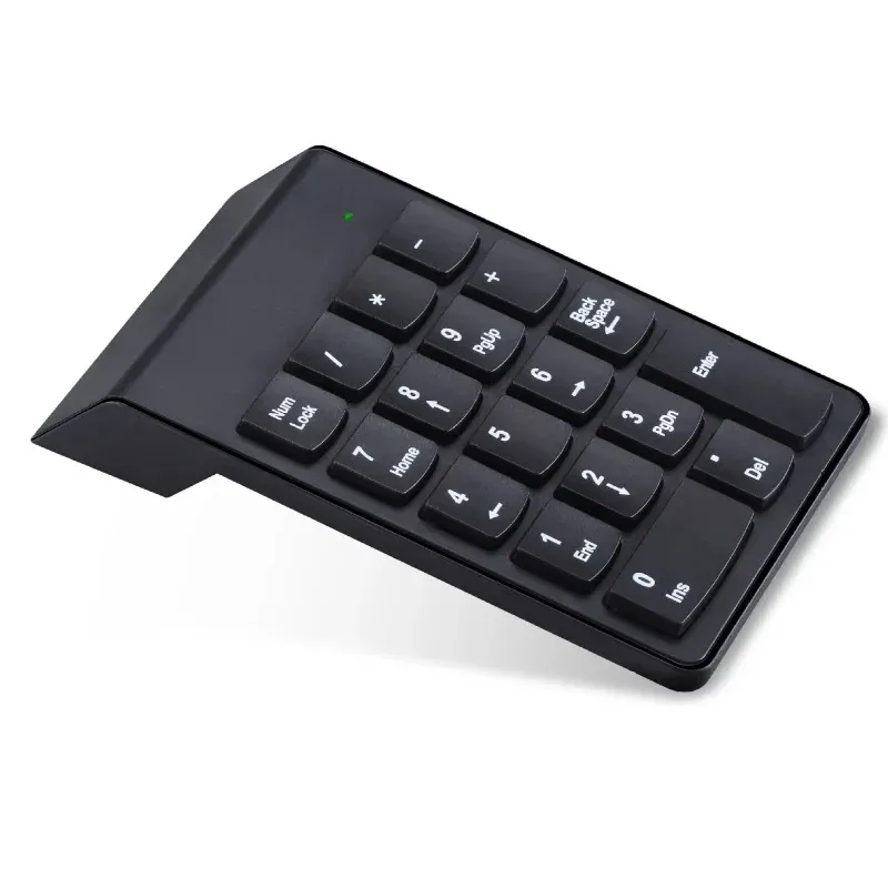 2.4G Wireless ordinateur numérique Clavier USB MINE sans fil Clavier commercial 18 touches