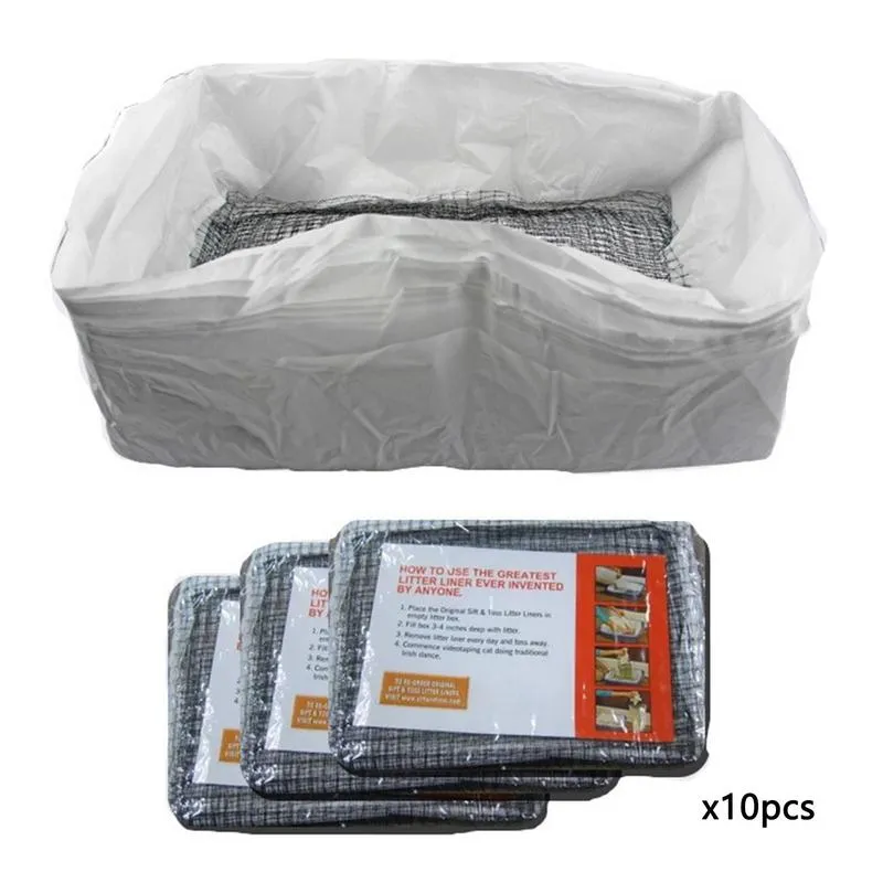 10 Reusable Cat Feces Filter Net Litter Liners Elastic Tray Box For Flushable Cat Litter With LB Shipping From Homepro19 18.34 DHgate.Com