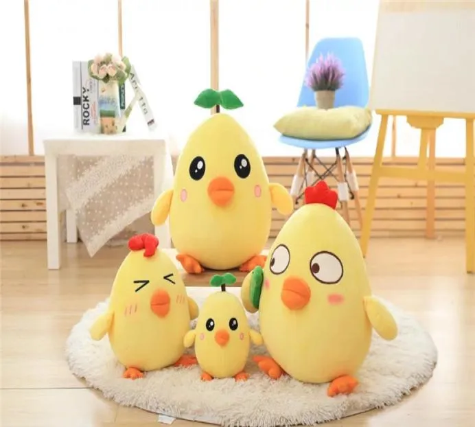 Nieuwe aankomst Lovely Yellow Chick Plush Toy Gooded Animal Plush Doll Children Creative Birthday Gifts1161665