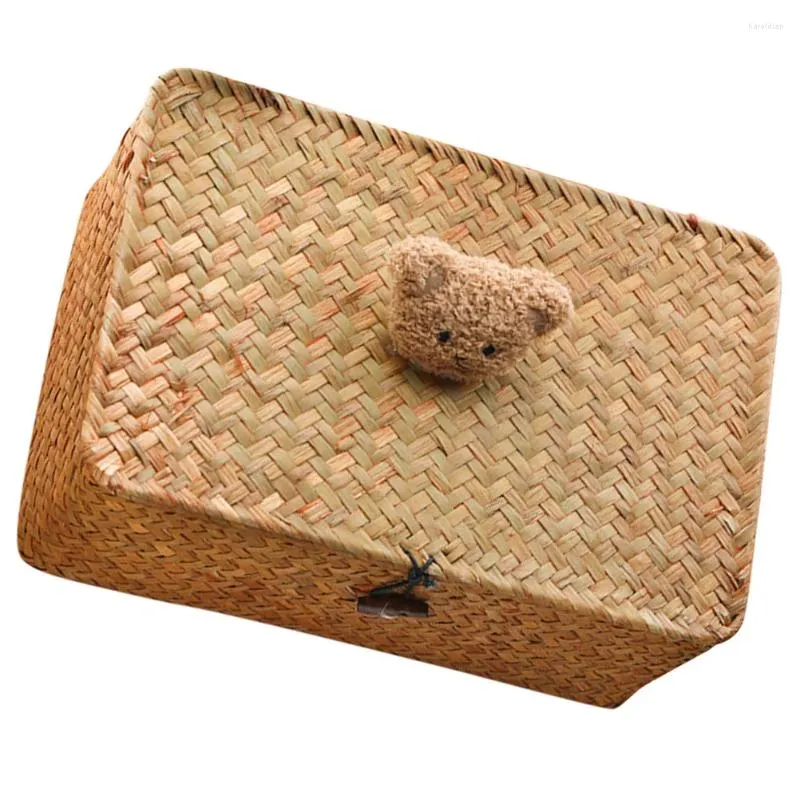 Accessoires intérieurs du boîtier de rangement tissé organisateur véhicule à coups carrelles accessoire