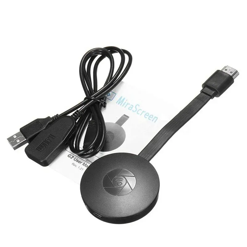 1080p Wireless WiFi Affichage Dongle TV Adaptateur vidéo Stick AirPlay DLNA Écran miroir partager pour iPhone iOS Android Phone to TV