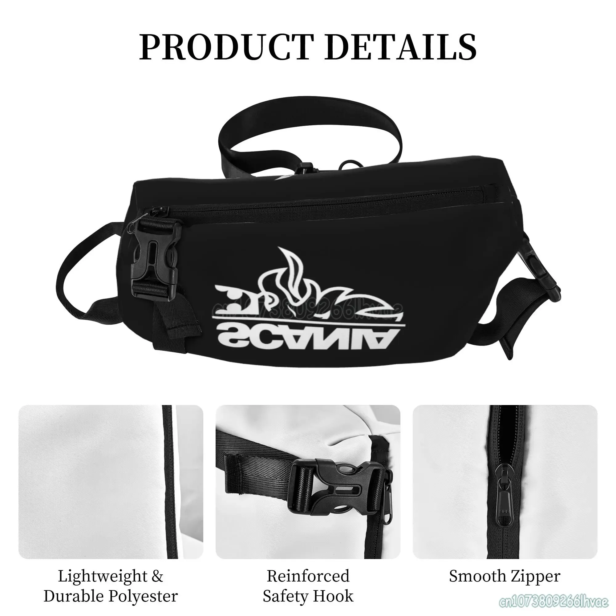 Custom Personalized Sling Bag - Add Your Photo, Logo, Or Text, Crossbody Bag For Travel, Hiking, Sports