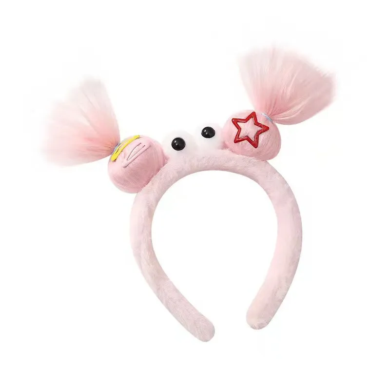 Headband Wig Novelty Plush Headband, Creative Funny Headwear For
