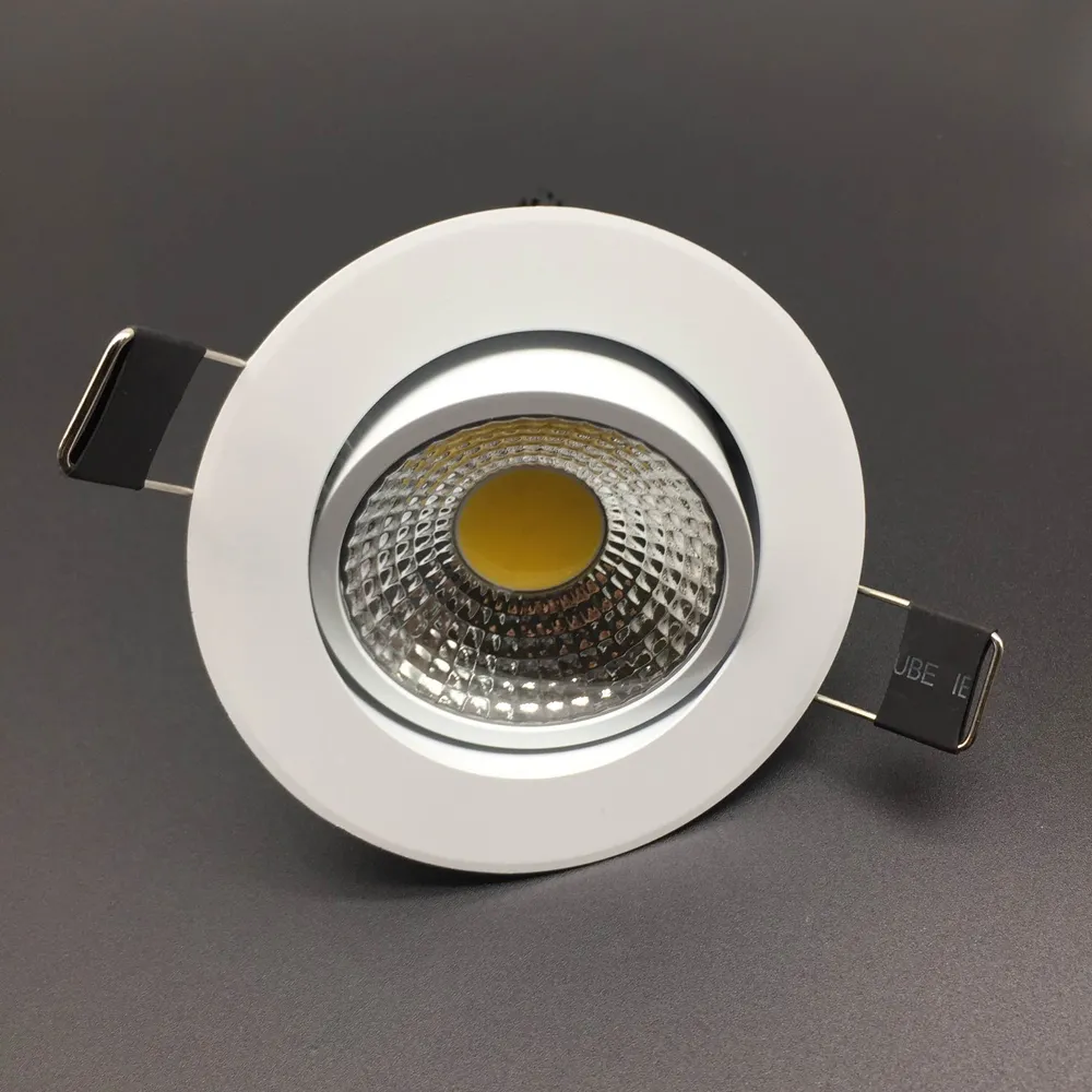 LED Downlight Dimmable COB Ceiling Spot Light 3W 5W 7W 12W AC/DC 12V ...