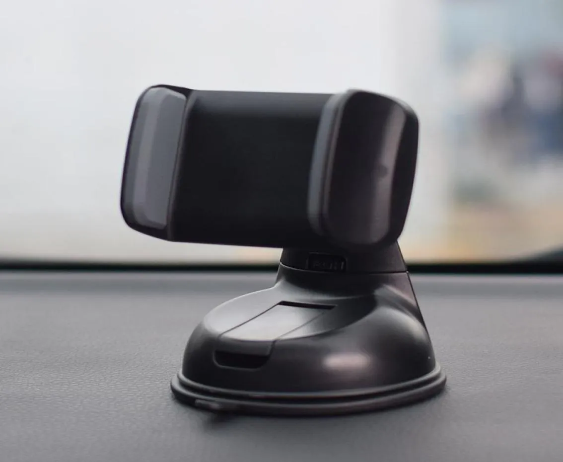Universell mobiltelefonstativ Windshield Desk Mount Car Phone Holder för iPhone 8 7 6 5 Samsung Smartphone Whole6888692