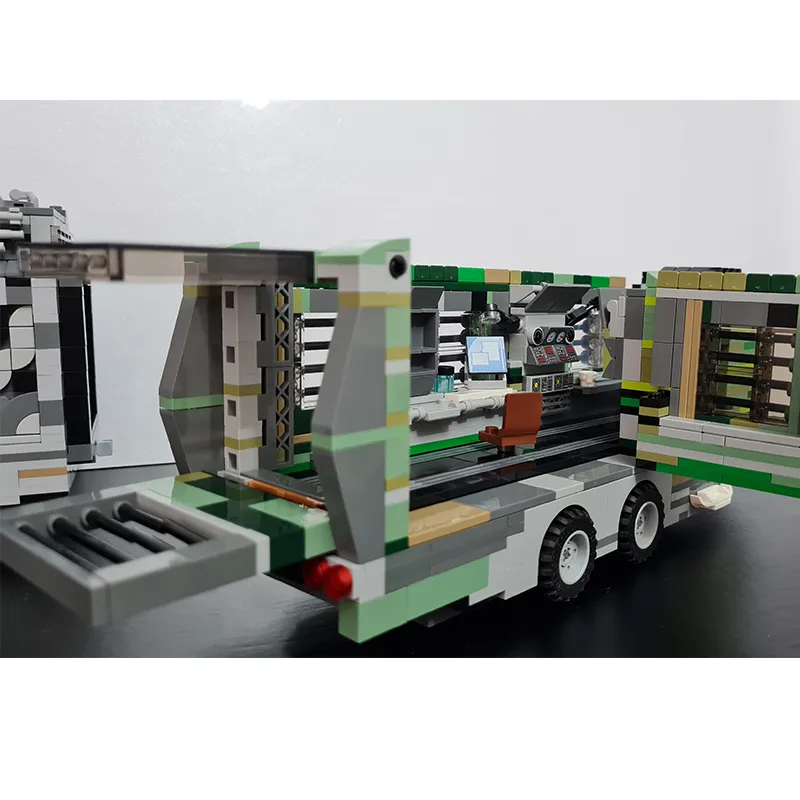 Lego Rv Mobile Lab Simple Dinosaur Movie RV Mobile Lab Model Building Blocks Set - Premium ...