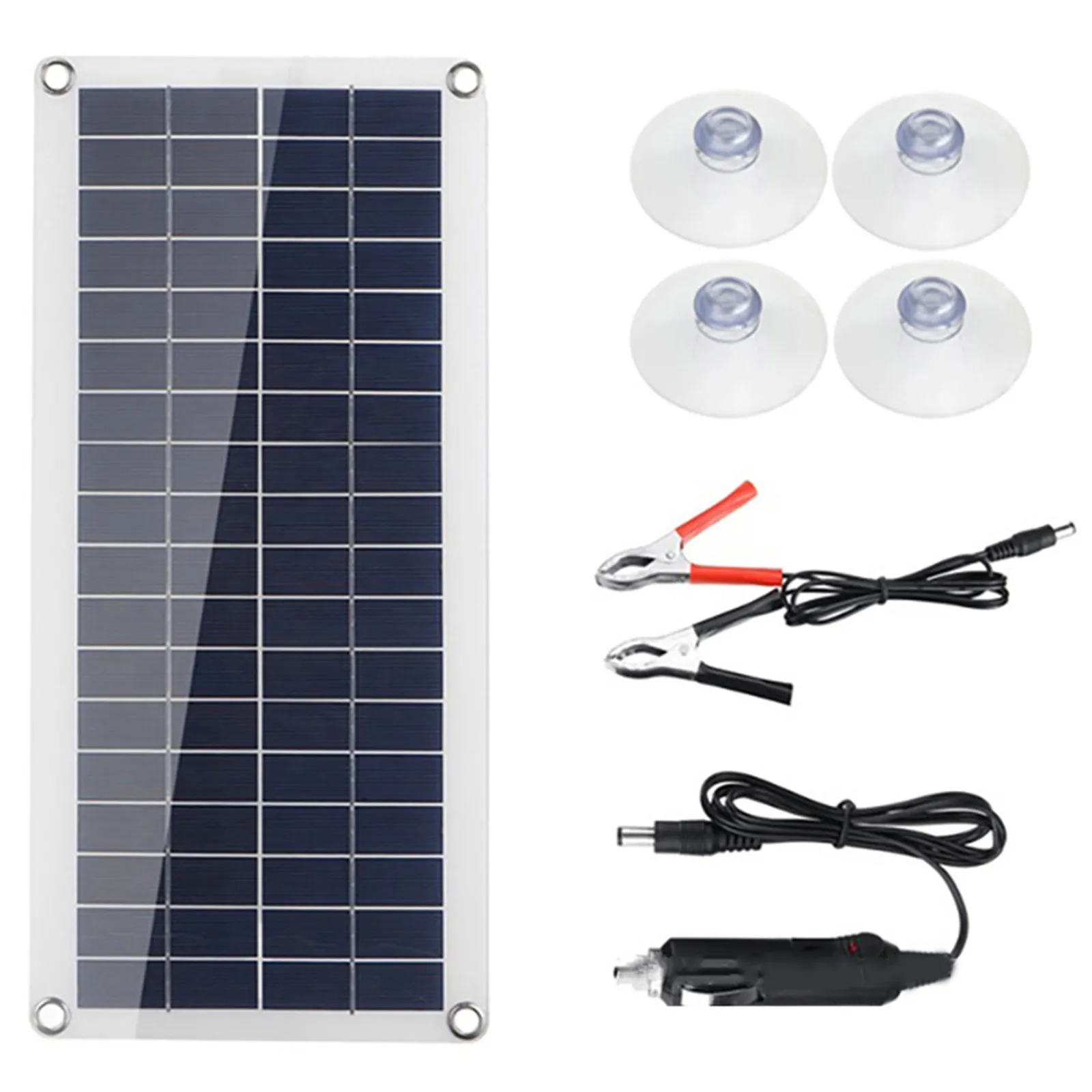 SOLPERK 12V 50W Solar Battery Charger, 2pcs 25W Solar Battery Maintainer+Waterproof 8A Controller+Adjustable Mounts for RV, Car, Boat, Marine, Etc