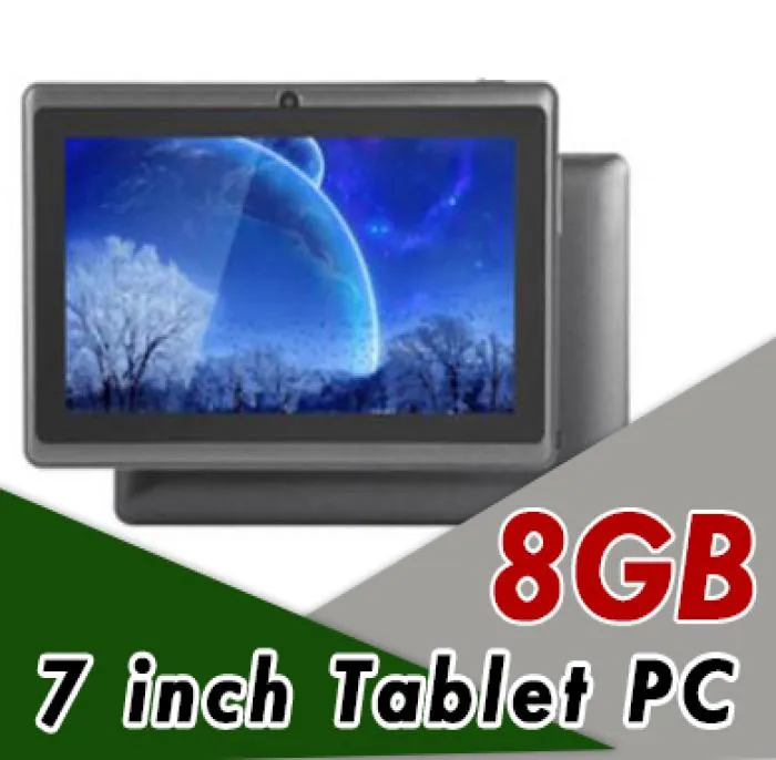 7インチ容量性Allwinner A33 Quad Core Android 44デュアルカメラタブレットPC 8G8671278