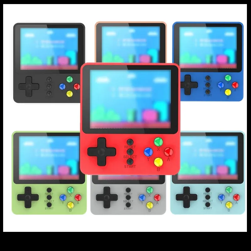 Players Retro Handheld 500in1 Handheld Mini Game Console Retro Video Game Console 3.0inch Color LCD Screen 7Color Optional