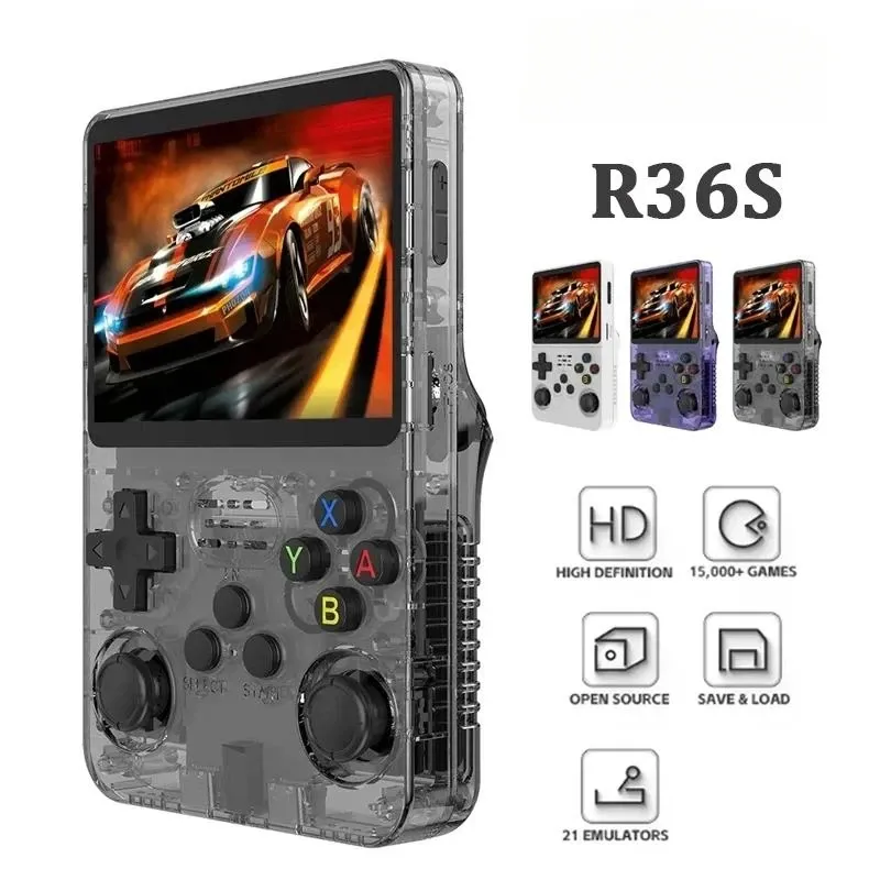 Giocatori R36S Game Game Console Videogili retrò sistema Linux Sistema da 3,5 pollici Schermata Pocket Pocket Pocket Pocket