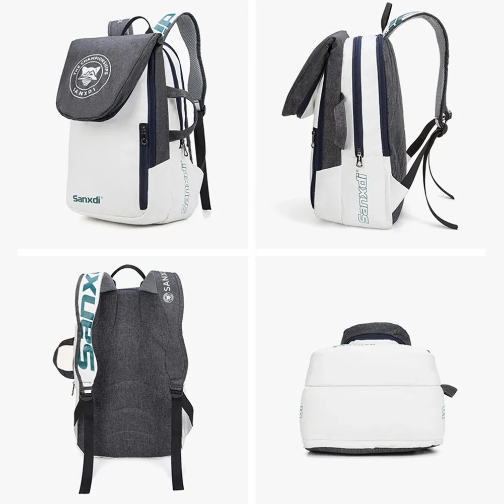 Sac De Raquette En Néoprène Tourbon – Léger 235g, 45x28 Cm, Poche Zippée, Bandoulière Ajustable – Pour Tennis, Badminton, Squash