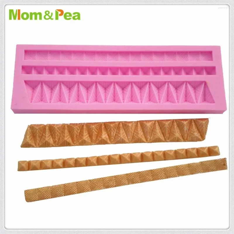 Baking Moulds Mom&Pea MPA1777 Deco Tape Silicone Mold Sugar Paste 3D Fondant Cake Decoration