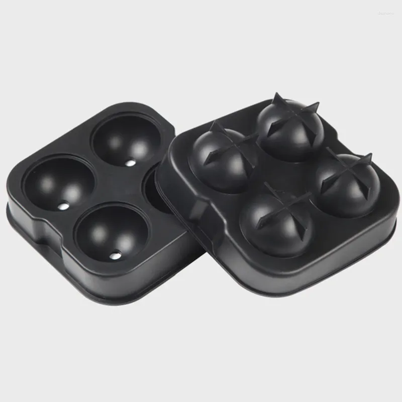 Moldes de cozimento 3pcs silicone grande hóquei no molde redondo bandeja de bandeja diy bar house housedocolate fabricante fácil de demolir ferramenta